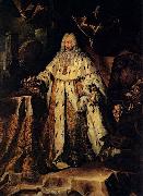 RICHTER, Johan Official portrait of Gian Gastone Spain oil painting artist
